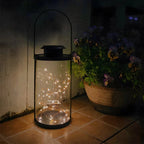 Solar Lantern | Solar-Powered & IP65 Waterproof | 50 Warm LEDs