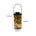 Solar Lantern | Solar-Powered & IP65 Waterproof | 50 Warm LEDs