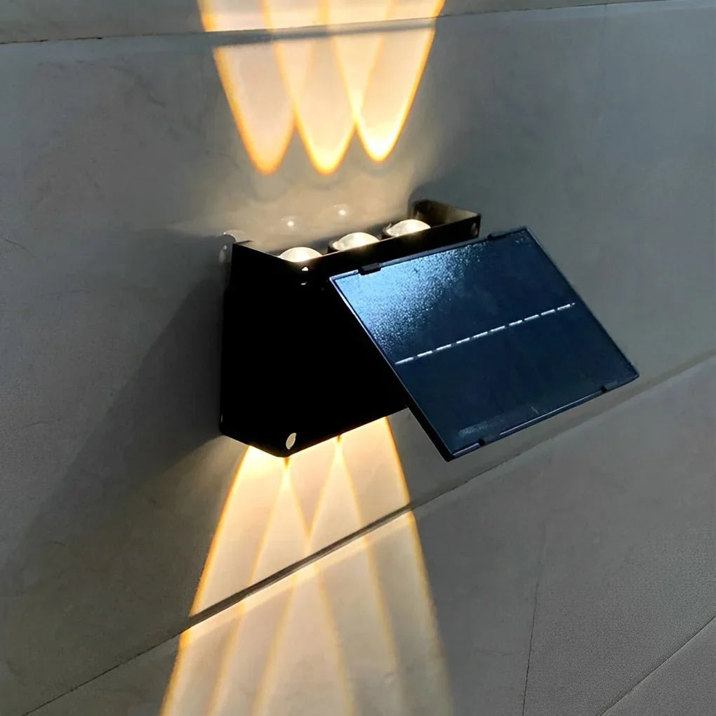 Solar Wall Light | Motion-Activated LED & IP65 Weatherproof | Up To 15 Hours Runtime