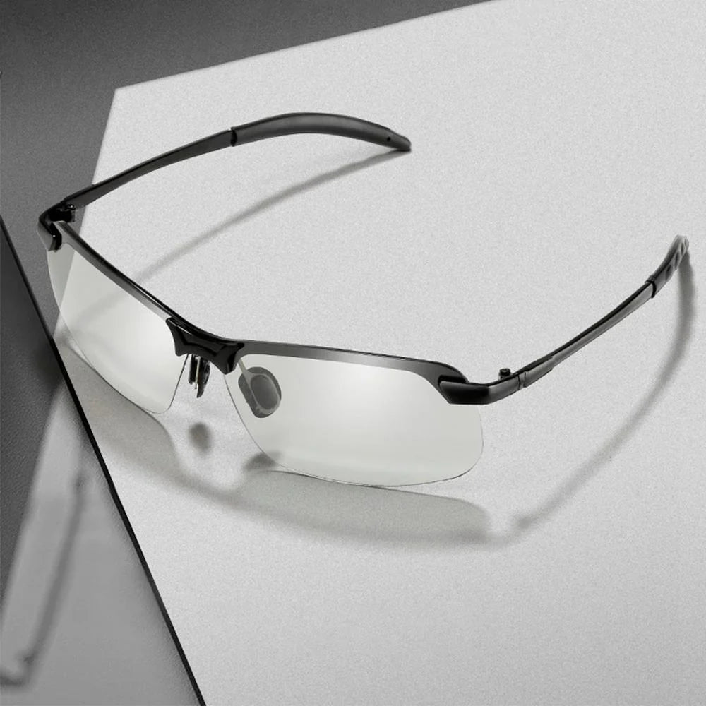 Sports Sunglasses | Photochromic & Polarized UV400 | Aluminum-Magnesium Frame