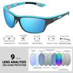 Sports Sunglasses | Polarized Photochromic Lenses & TR90 Shatterproof Frame