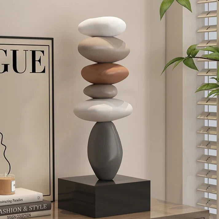 Stacked Stone Sculpture | Modern Minimalist & Calming