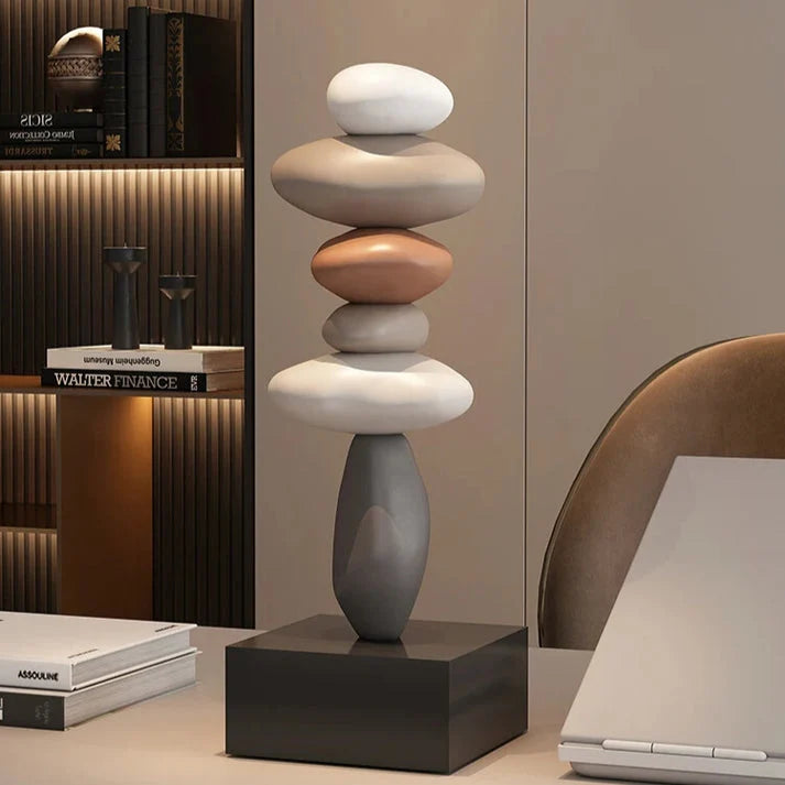 Stacked Stone Sculpture | Modern Minimalist & Calming
