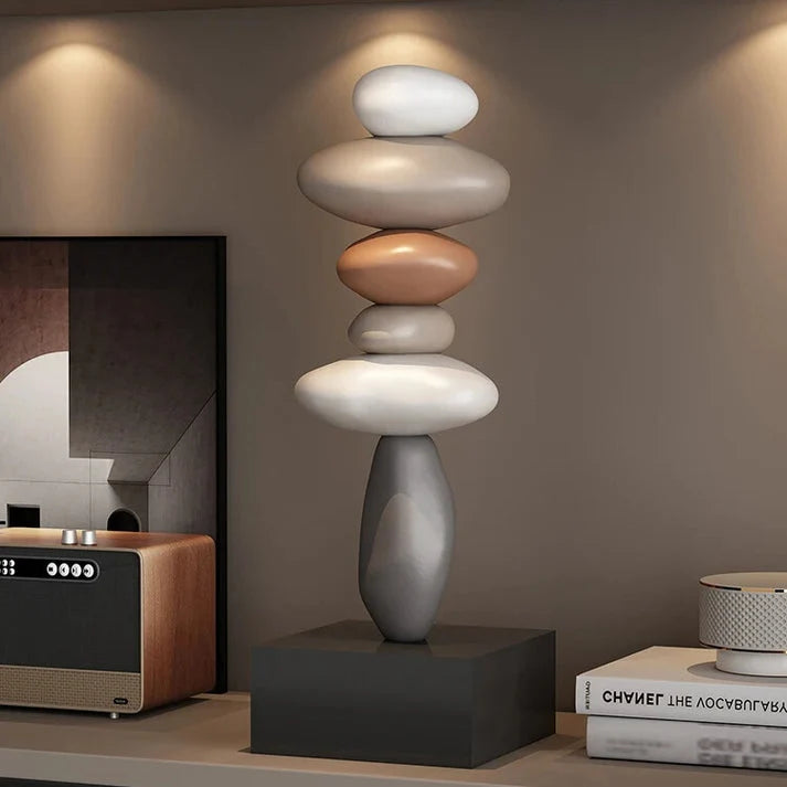 Stacked Stone Sculpture | Modern Minimalist & Calming