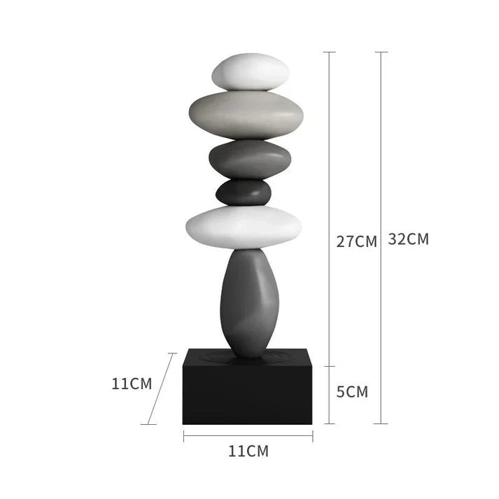 Stacked Stone Sculpture | Modern Minimalist & Calming