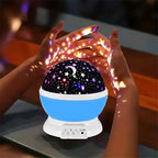 Star Projector Night Lamp | Multicolor Projection & USB Rechargeable