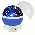 Star Projector Night Lamp | Multicolor Projection & USB Rechargeable
