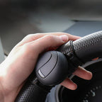 Steering Wheel Spinner Knob | 360° Rotation & Silent Silicone | Universal Fit