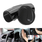 Steering Wheel Spinner Knob | 360° Rotation & Silent Silicone | Universal Fit