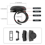 Steering Wheel Spinner Knob | 360° Rotation & Silent Silicone | Universal Fit
