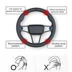 Steering Wheel Spinner Knob | 360° Rotation & Silent Silicone | Universal Fit