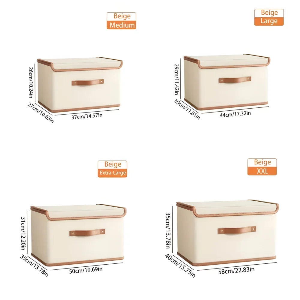 Storage Box | Foldable & Stackable With Secure Lid