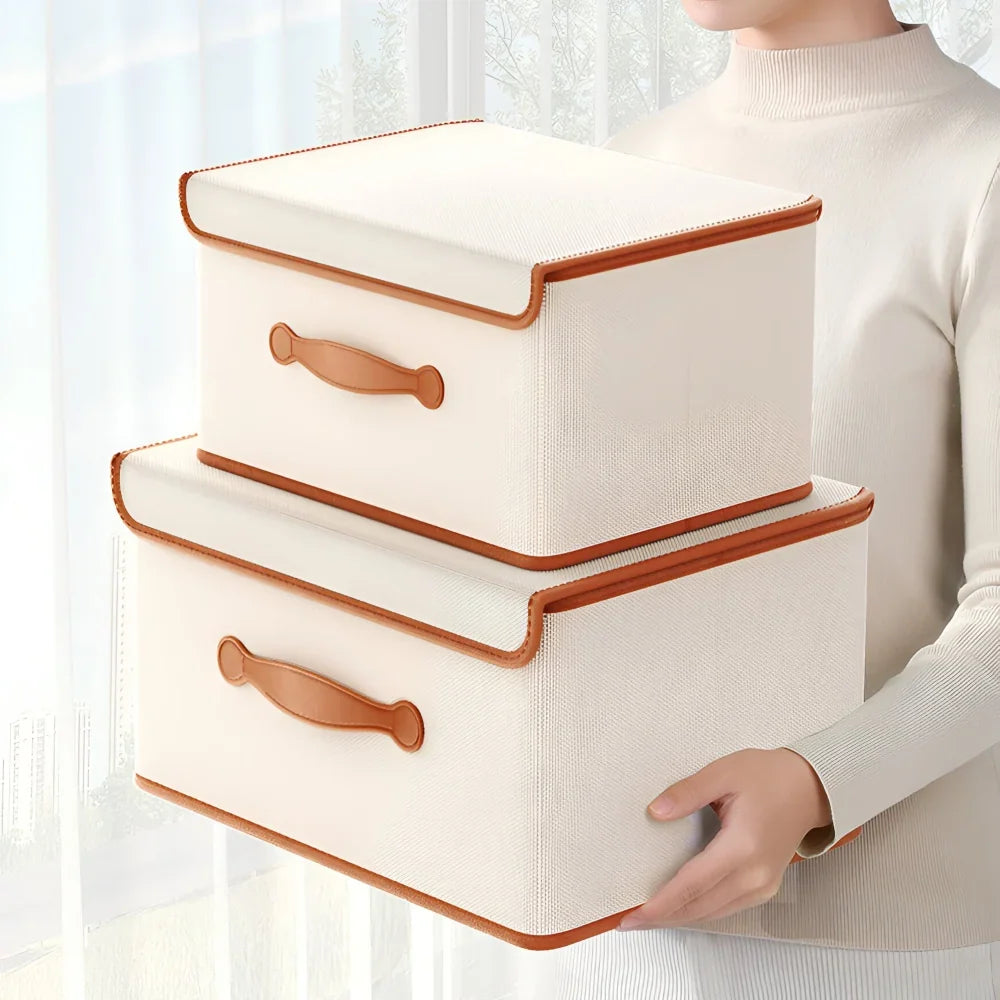 Storage Box | Foldable & Stackable With Secure Lid
