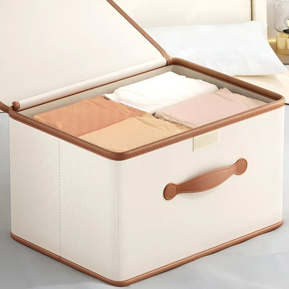 Storage Box | Foldable & Stackable With Secure Lid