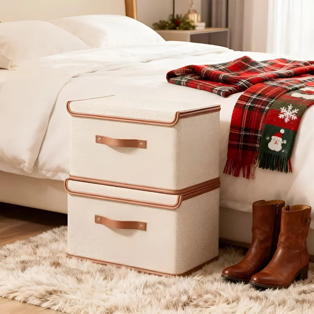 Storage Box | Foldable & Stackable With Secure Lid
