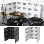 Stove Splash Guard | Non-Stick Aluminum & Adjustable 3-Panel