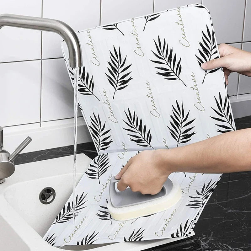 Stove Splash Guard | Non-Stick Aluminum & Adjustable 3-Panel