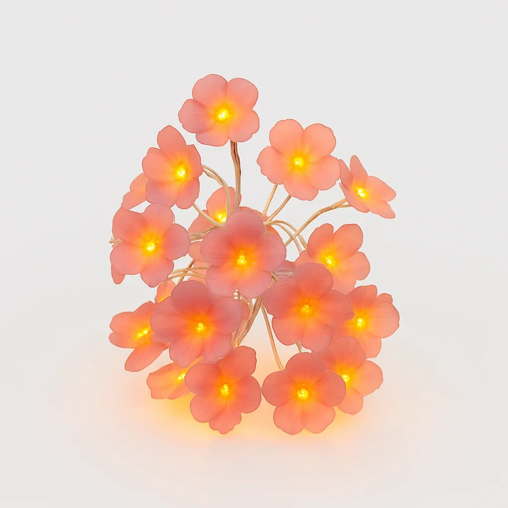 String Lights | Cherry Blossom LED Warm & Multicolor | USB & Battery-Powered