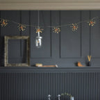 String Lights | Copper Wire Starburst & Warm White LEDs | Battery Or Mains