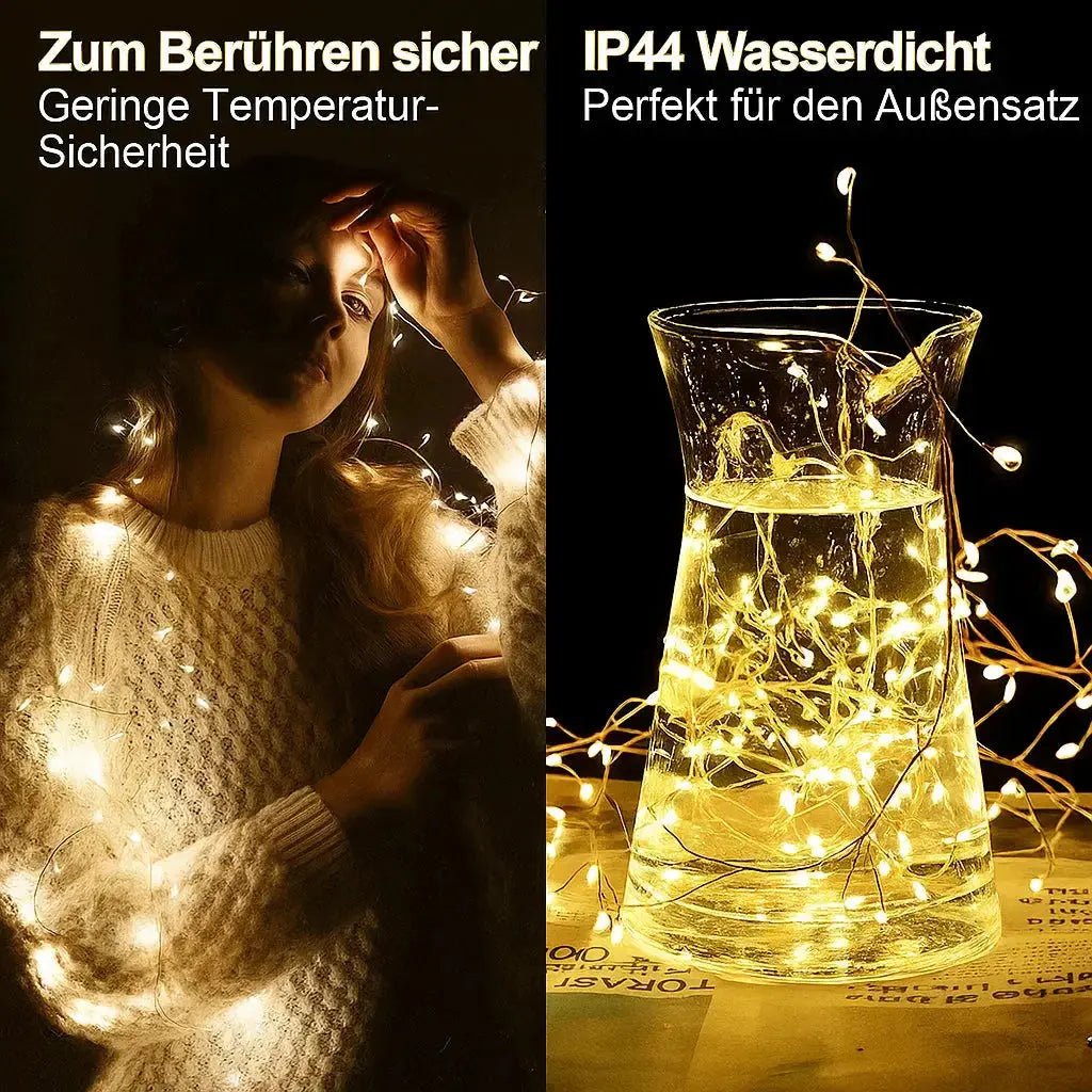 String Lights | Copper Wire & USB-Powered | 9 m