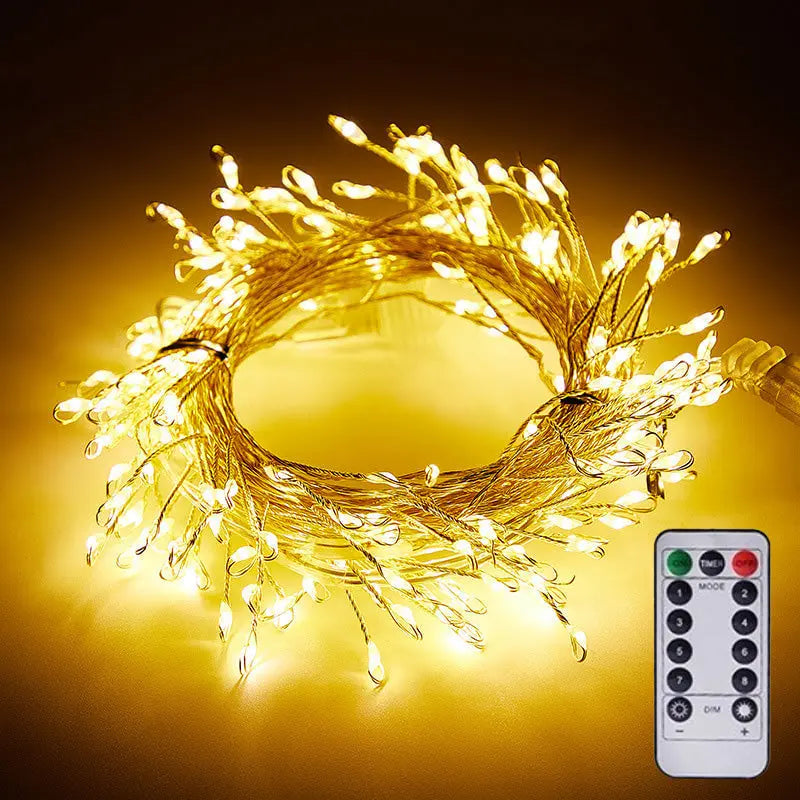 String Lights | Copper Wire & USB-Powered | 9 m