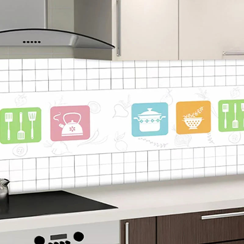 Subway Tile Sheet | Peel-And-Stick Glossy Vinyl | 60 x 300 cm