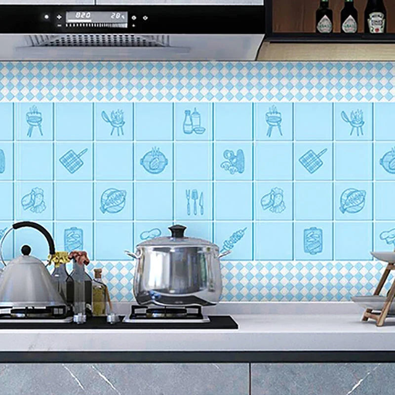 Subway Tile Sheet | Peel-And-Stick Glossy Vinyl | 60 x 300 cm