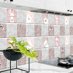 Subway Tile Sheet | Peel-And-Stick Glossy Vinyl | 60 x 300 cm