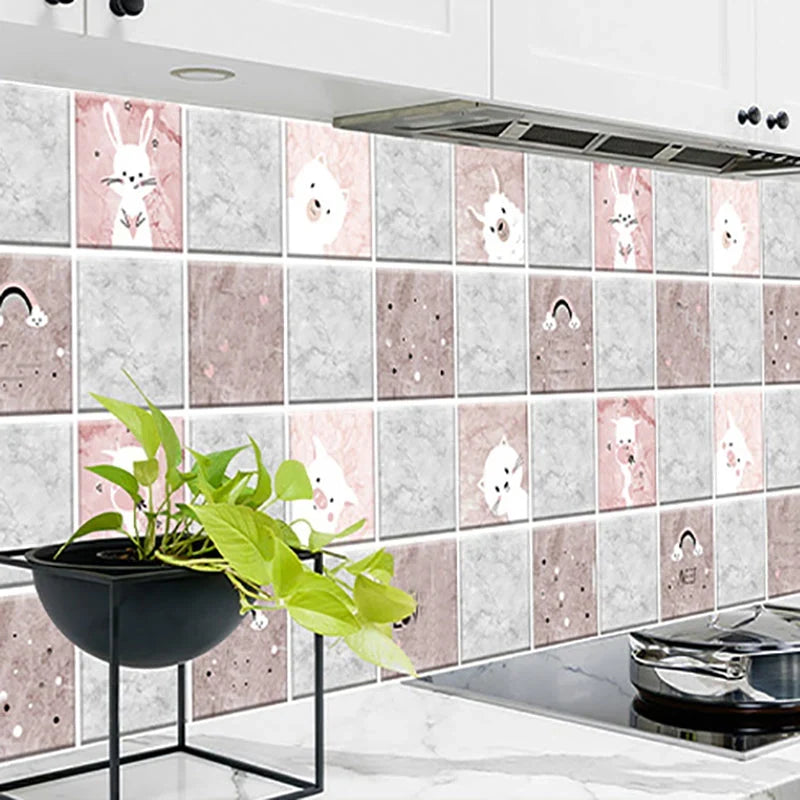 Subway Tile Sheet | Peel-And-Stick Glossy Vinyl | 60 x 300 cm