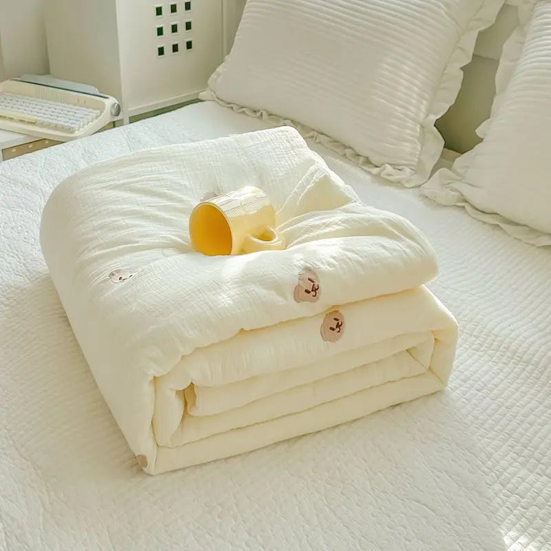 Summer Blanket | Ultra-Light Breathable Double-Layer & Machine-Washable | Multiple Sizes