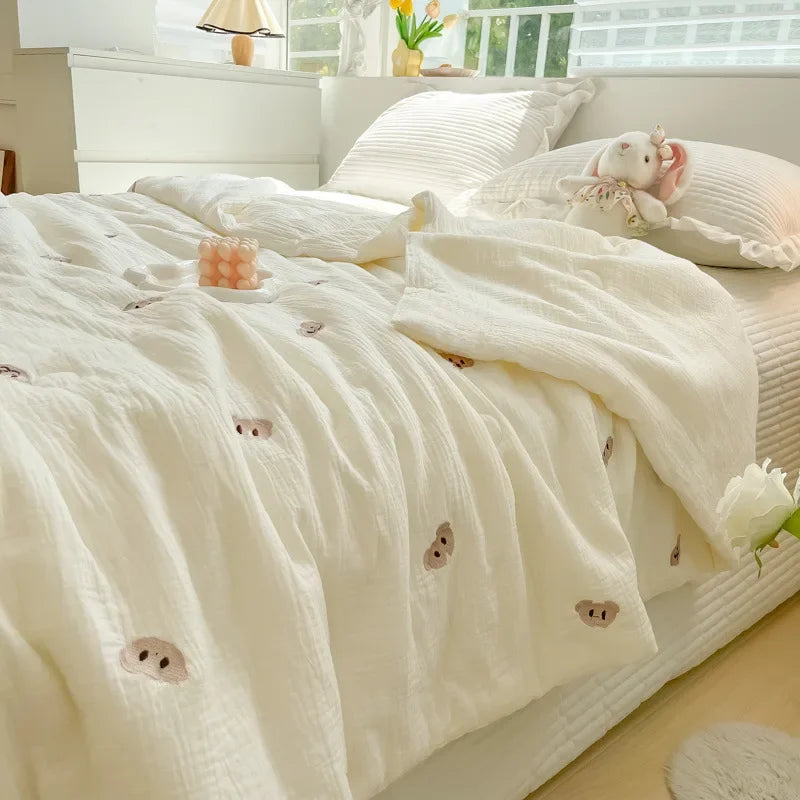 Summer Blanket | Ultra-Light Breathable Double-Layer & Machine-Washable | Multiple Sizes