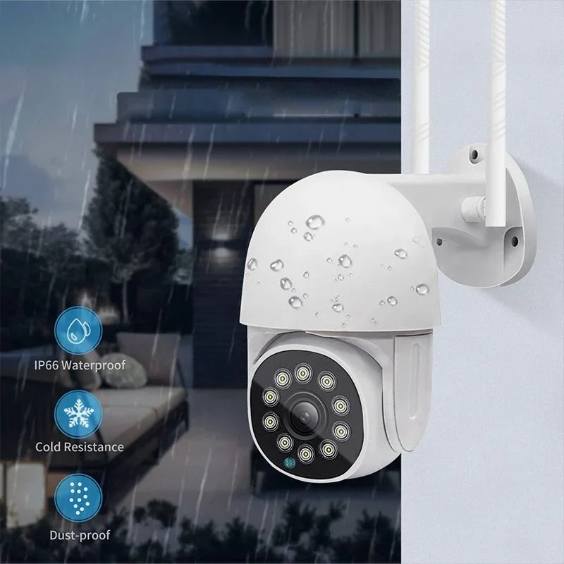 Surveillance Camera | Wireless 1080P Night Vision | IP66 Weatherproof