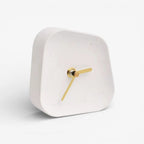 Table Clock | Geometric Design & Decorative | Pink, Gray & White Options