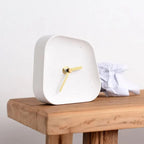 Table Clock | Geometric Design & Decorative | Pink, Gray & White Options