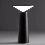 Table Lamp | 360° Rotatable Lampshade, Stepless Dimming & USB Rechargeable | 8-12 Hours Runtime
