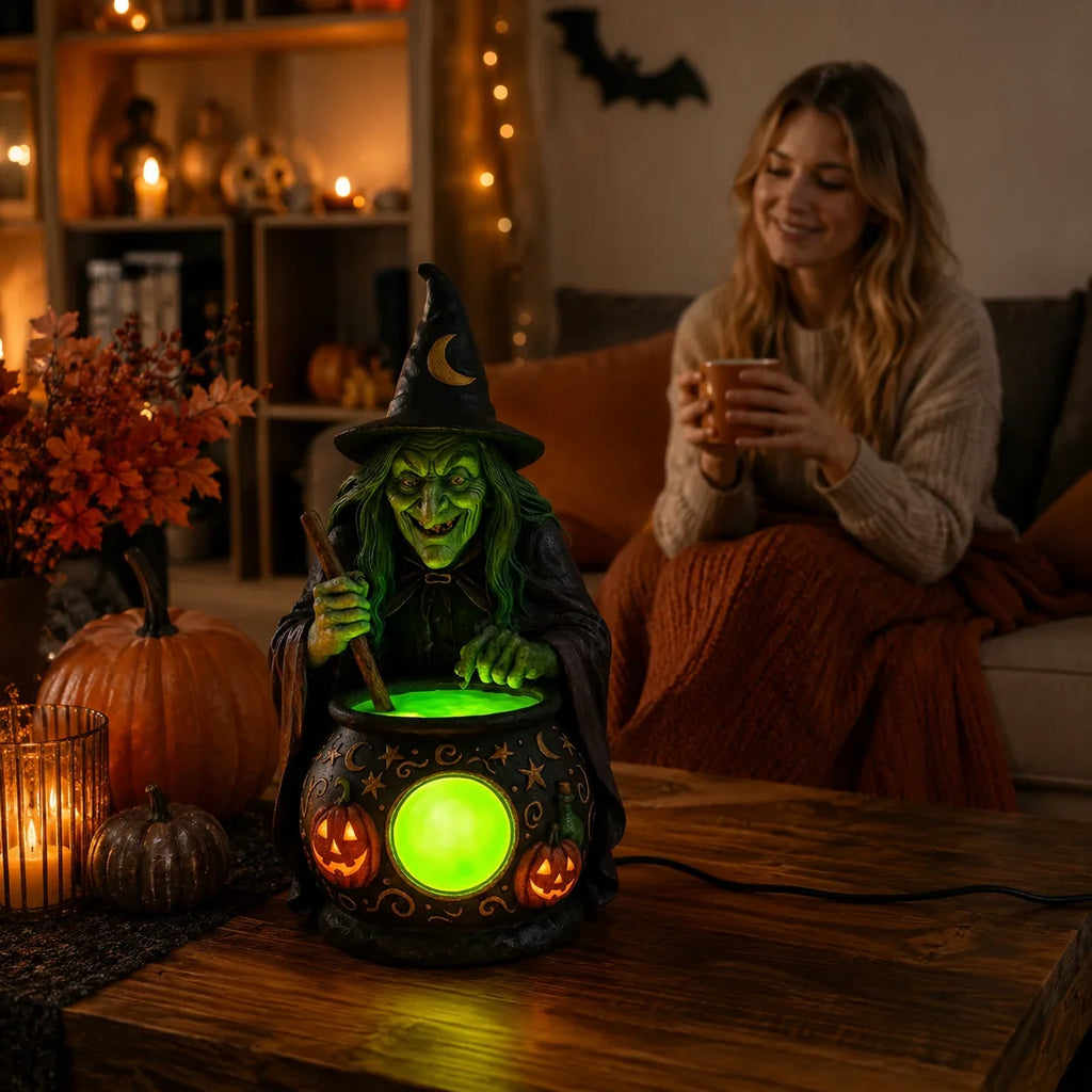 Table Lamp | Animated Neon Green LED & USB-Powered