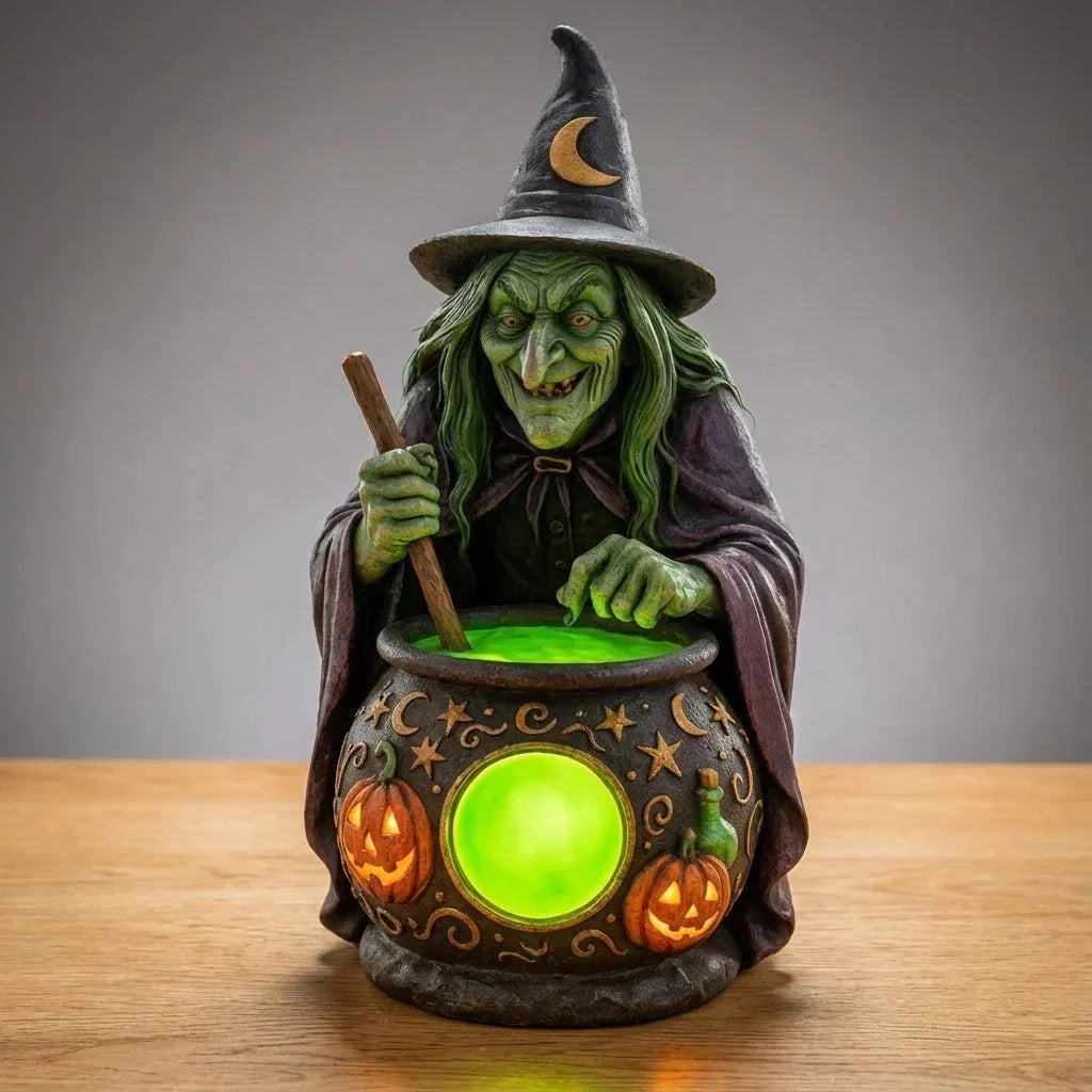 Table Lamp | Animated Neon Green LED & USB-Powered