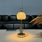 Table Lamp | Crystal-Inspired Shade & Touch Dimming