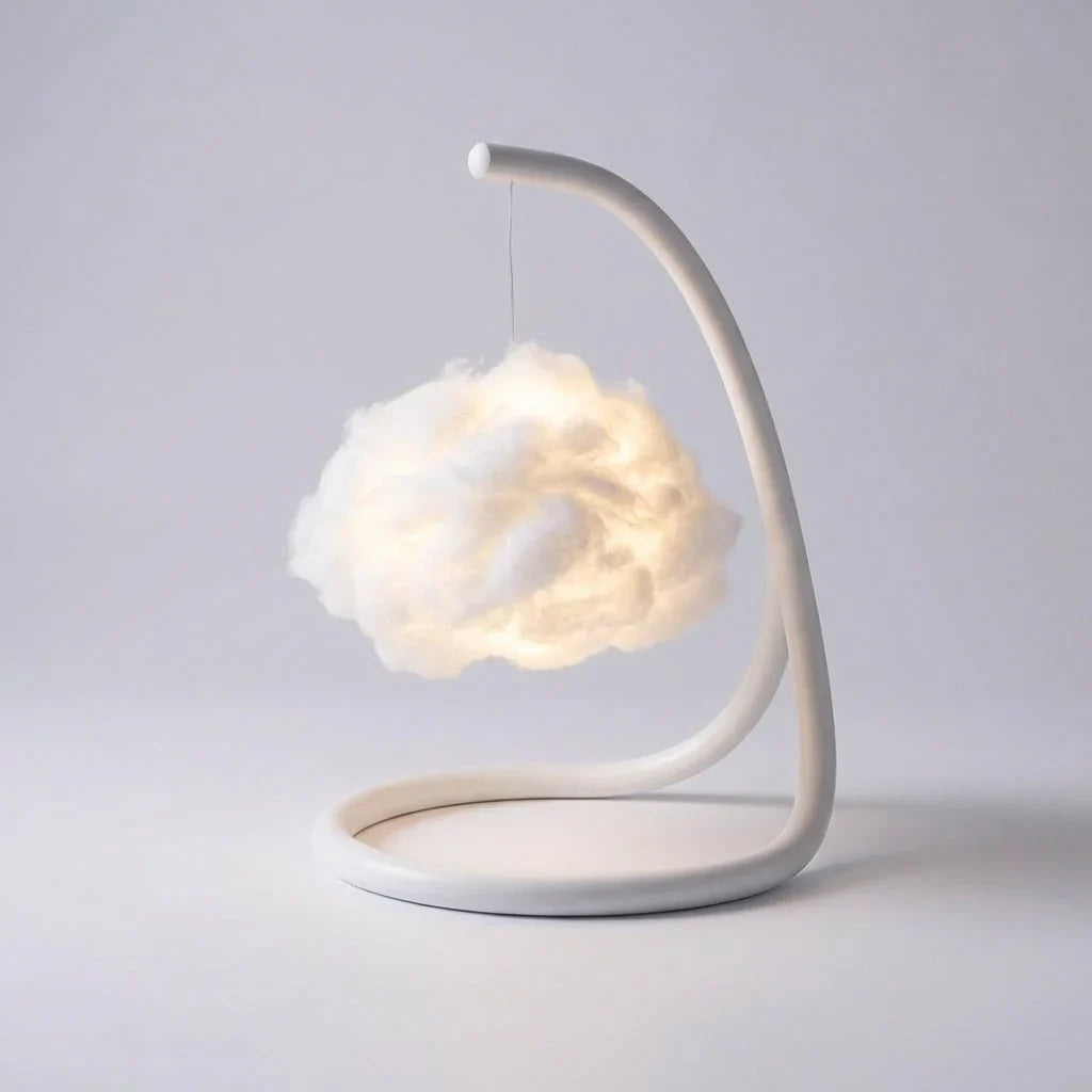 Table Lamp | Floating Cloud Design & Warm Ambient Light | 23 x 30 cm