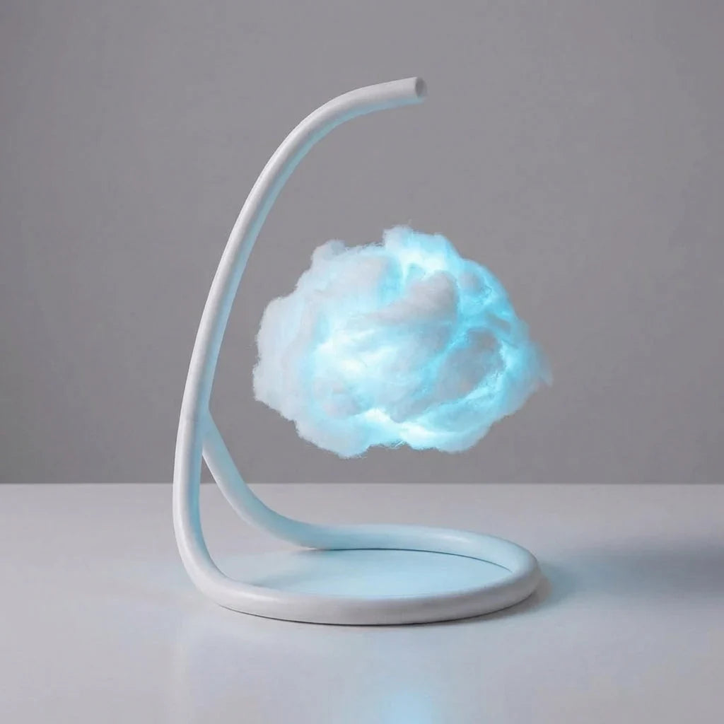 Table Lamp | Floating Cloud Design & Warm Ambient Light | 23 x 30 cm