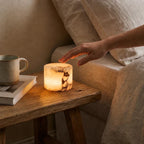 Table Lamp | Genuine Marble & Touch Control | USB Rechargeable