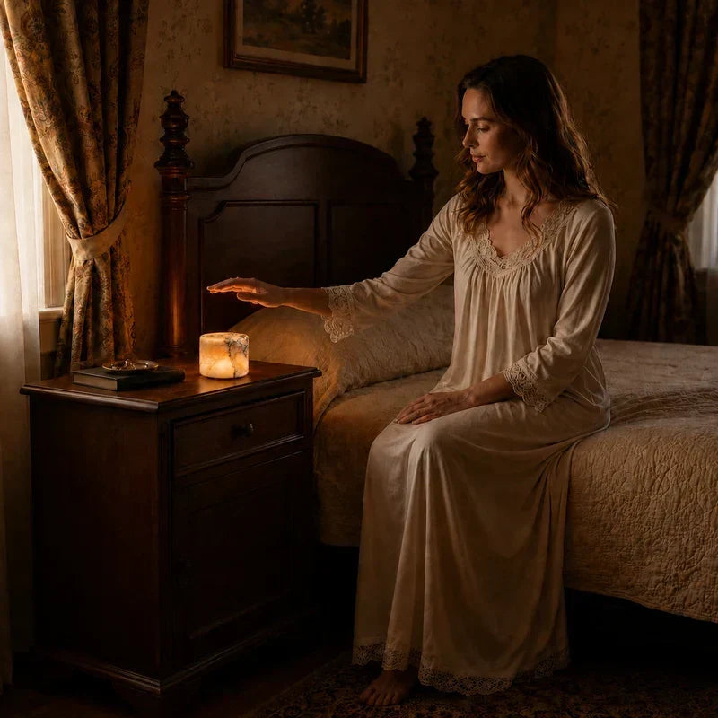Table Lamp | Genuine Marble & Touch Control | USB Rechargeable