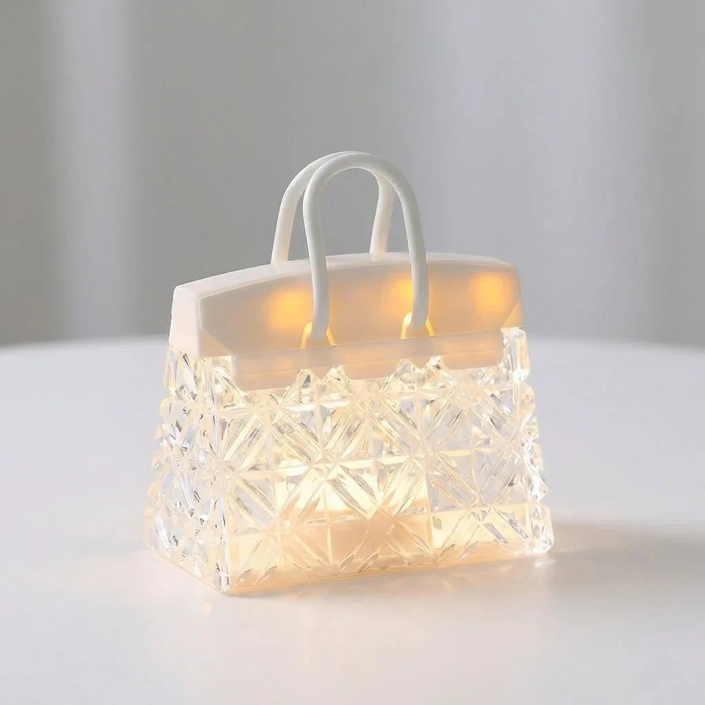 Table Lamp | Handbag-Inspired Design & Energy-Efficient Warm White LED