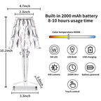 Table lamp | LED diamond crystal & USB rechargeable
