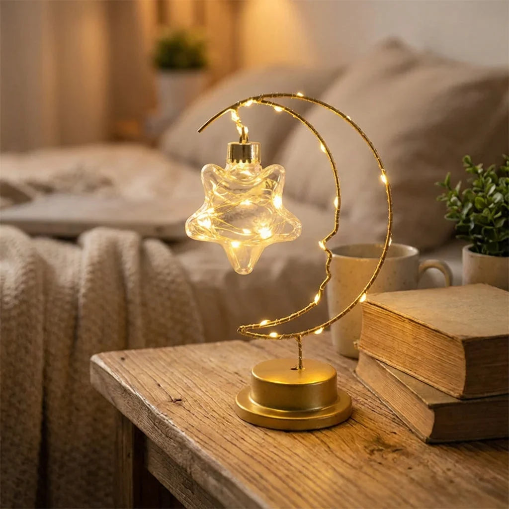 Table Lamp | Moon-Inspired LED & Dimmable Warm Light