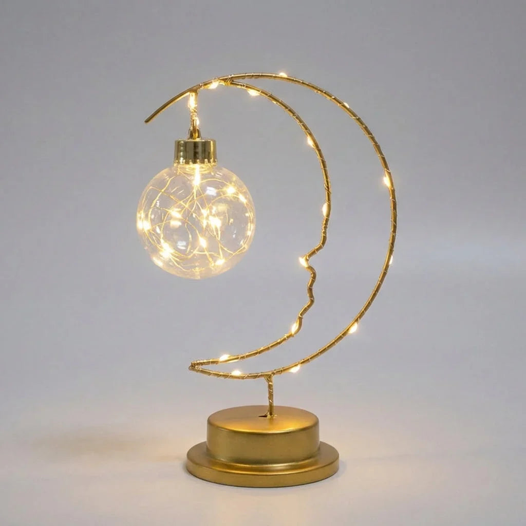 Table Lamp | Moon-Inspired LED & Dimmable Warm Light