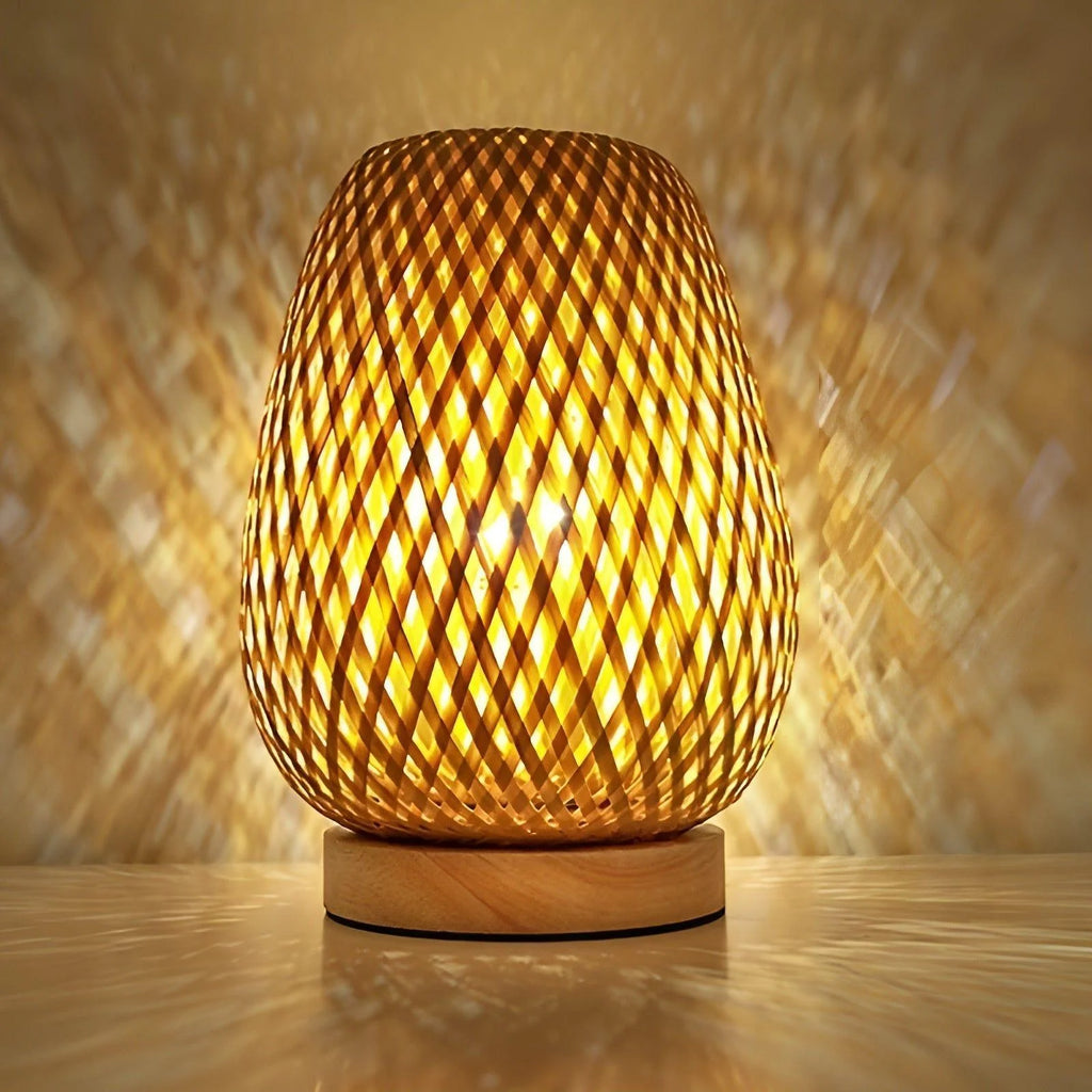 Table Lamp | Natural Bamboo USB-Powered & Energy-Efficient