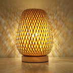 Table Lamp | Natural Bamboo USB-Powered & Energy-Efficient