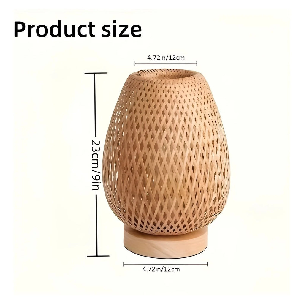 Table Lamp | Natural Bamboo USB-Powered & Energy-Efficient