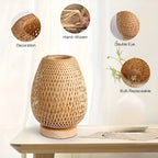 Table Lamp | Natural Bamboo USB-Powered & Energy-Efficient